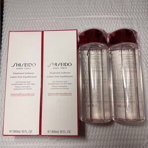 Shiseido Treatment Softener Lotion Bottles Lot of 2 Factory Sealed New in Boxes